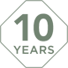 ten years guarantee icon